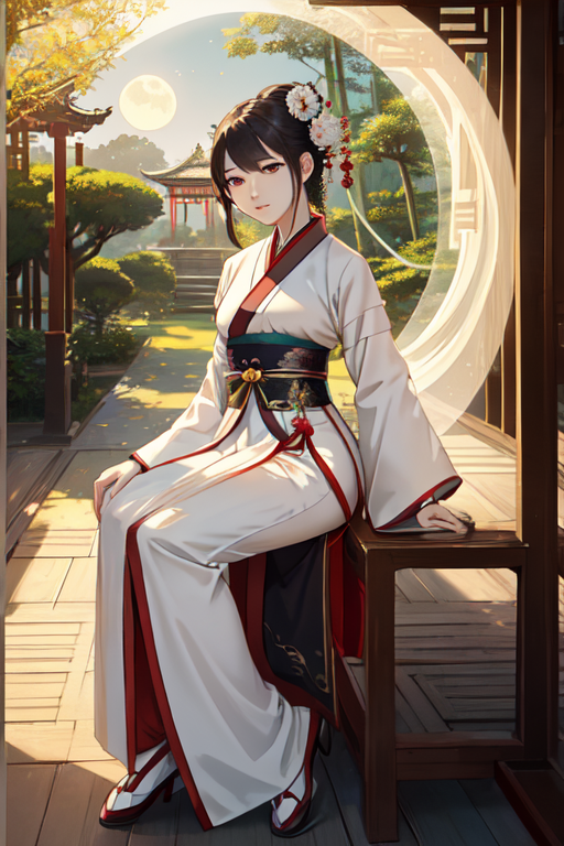 DarkSushiMix-2.25D result for Eastern Culture Outfit