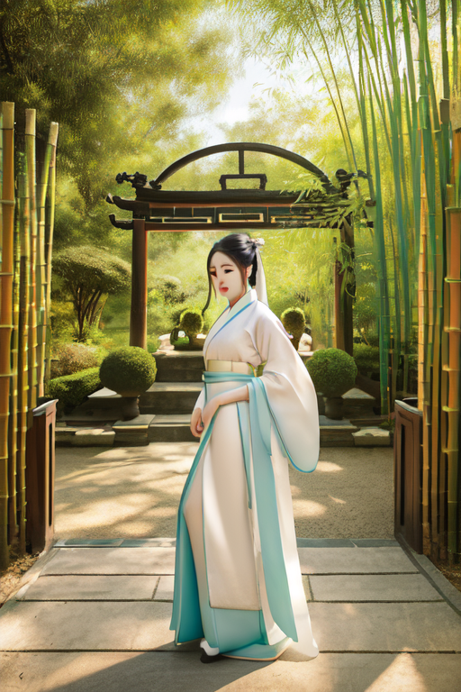 majicmixRealistic_v7 result for Eastern Culture Outfit